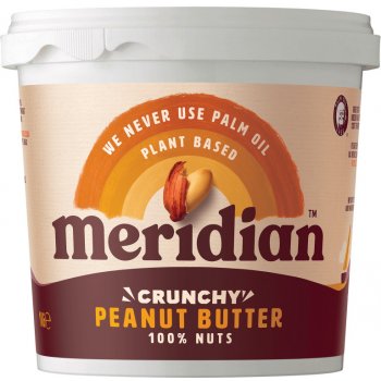 Meridian arašidové máslo křupavé 1 kg