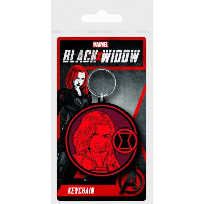 Přívěsek na klíče gumová Marvel Black Widow – Zboží Mobilmania