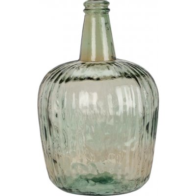 H&L Váza z recyklovaného skla BOTTLE, 8l, zelená – Hledejceny.cz