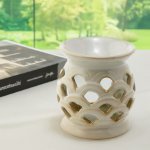 Eden Keramická aroma lampa Šupinové výřezy – Sleviste.cz