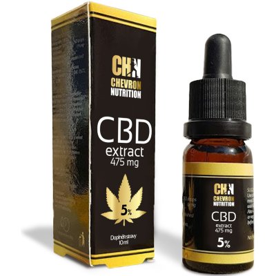 Chevron Nutrition CBD Konopný olej 5% 475 mg 10 ml – Zbozi.Blesk.cz