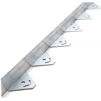 Granulati Zandobbio Obrubník hliník L 120 x 5 cm Stříbrná 1 ks – Hledejceny.cz