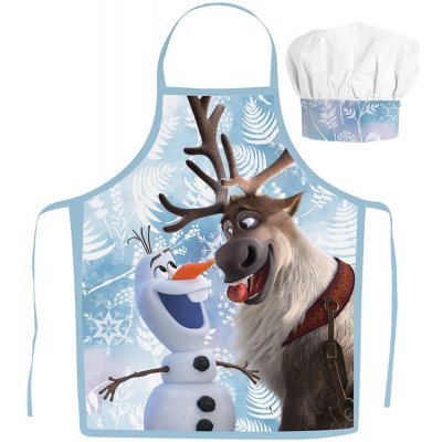 Javoli Dětská zástěra s čepicí Frozen Sven a Olaf – Hledejceny.cz