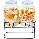 Cuisine Elegance Dvojitá sklenice s kohoutkem na vodu z limonády 2x4L – Zboží Mobilmania