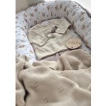 Baby Nellys Hnízdečko pro miminko Premium Baby Teddy oboustranné béžové – Zboží Mobilmania