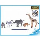 Mikro Trading Zvířátka safari/ZOO mláďata plast 6,5-9 cm 12 ks