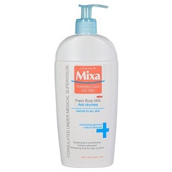 Mixa Fresh Body Milk Anti-Dryness osvěžující tělové mléko proti vysušování 400 ml