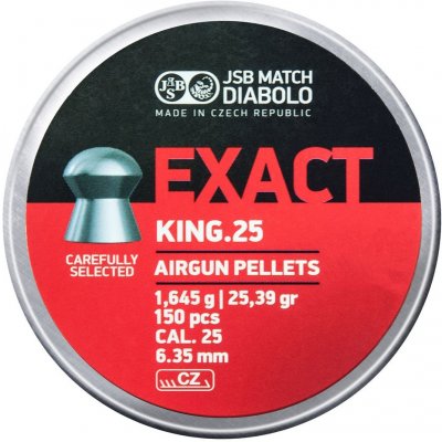 Diabolky JSB Exact King 6,35 mm 350 ks – Sleviste.cz