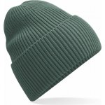 Beechfield Dlouhá pletená čepice s manžetou B384R šalvějová – Zboží Mobilmania