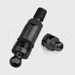 TPMS-10C náhradní ventil pro TPMS senzory - kovový černý | Zboží Auto