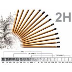 Koh-i-Noor grafitová tužka 1500 2H – Zboží Živě