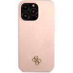 Pouzdro Guess 4G Metal Logo iPhone 13 Pro - růžové – Zboží Mobilmania