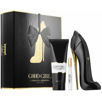 Carolina Herrera Good Girl EDP 80 ml + tělové mléko 100 ml + EDP 10 ml pro ženy dárková sada