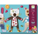 Djeco Výtvarná sada První koláž kočička a medvídek – Zboží Dáma Djeco Výtvarná sada První koláž kočička a medvídek – Zboží Dáma