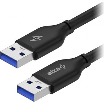 AlzaPower APW-CBAMAM310B Core USB-A to USB-A 3.2 Gen 1, 1m, černý