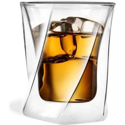 Vialli Design Dvoustěnná sklenice na whisky CRISTALLO 5509 300 ml – Hledejceny.cz