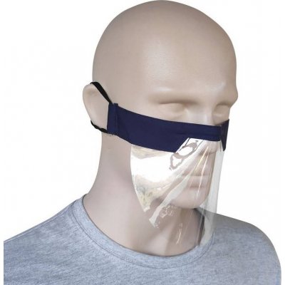 Izmael Plastové Ochranné Rouška Tm.Modrá 50 ks – Zboží Dáma