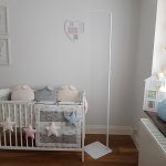Modern Baby Volně stojící držák baldachýnu Bílý – Zboží Dáma