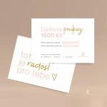 Dárkový poukaz 1500 Kč – Zboží Dáma