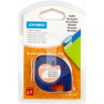 Dymo S0721510, černý tisk/bílý podklad, 4m, 12mm, – Zboží Dáma