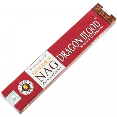 Vijayshree Vonné Tyčinky Golden Nag Dragon Blood 15 g – Hledejceny.cz