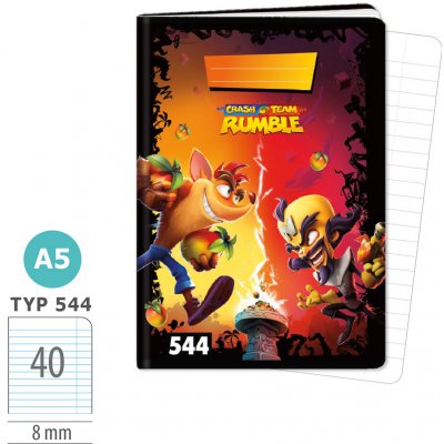 Argus Sešit A5 TYP 544 Crash Team Rumble – Zboží Dáma
