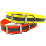 Zubíček Barvářský obojek s reflexním proužkem BIOTHANE – Zboží Dáma