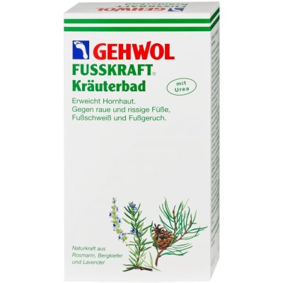 Gehwol Fusskraft: Kräuterbad bylinná koupel s ureou 400 g – Zboží Mobilmania