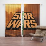 Sablio Závěs Star Wars Lávová planeta: 2ks 140x250cm – Hledejceny.cz