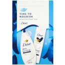 Dove Original sprchový gel Deeply Nourishing 250 ml + tělové mléko Essential Care 250 ml dárková sada