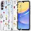 Pouzdro a kryt na mobilní telefon Samsung TECH-PROTECT FLEXAir+ SAMSUNG GALAXY A15 4G / 5G GARDEN FLORAL