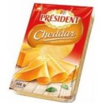 Président Cheddar plátkový sýr 100g – Zboží Dáma