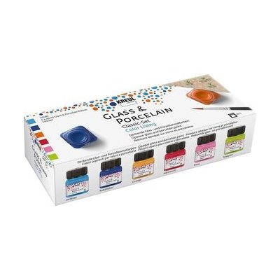 Kreul Classic Color Living Sada barev na sklo a porcelán Living Set 6 x 20 ml – Hledejceny.cz