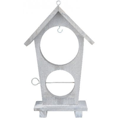 Esschert Design Krmítko pro ptáčky Best for Birds na jablka a krmení šedé – Hledejceny.cz