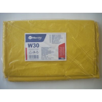 Merida sáčky LDPE 30µm 70l 50ks žluté – Zboží Dáma