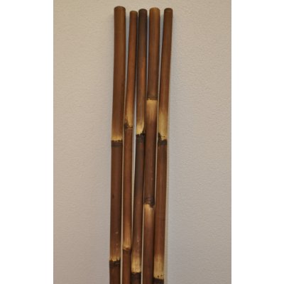 Axin Trading s.r.o. Bambusová tyč 5 - 6 cm, délka 2 metry - barvená hnědá – Hledejceny.cz