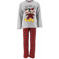 Dětské pyžamo Minnie Mickey šedé červené