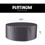 AeroCover 7911 Platinum 150x85 cm- kruhový ochranný kryt na zahradní nábytek – Hledejceny.cz