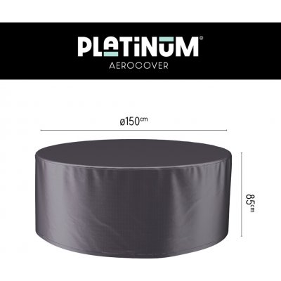 AeroCover 7911 Platinum 150x85 cm- kruhový ochranný kryt na zahradní nábytek – Hledejceny.cz