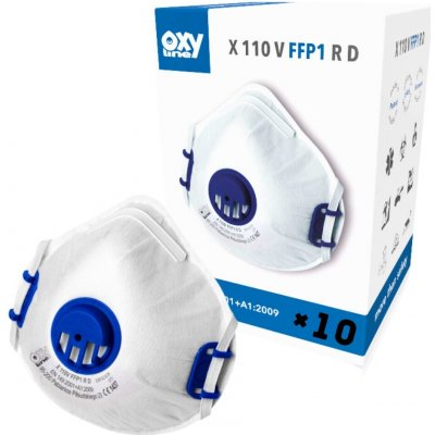 Polomaska Oxyline X 110V FFP1/P1 s ventilem 10 ks – HobbyKompas.cz