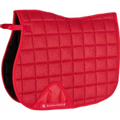 HorseGuard Dečka podsedlová Mesh Glitter red – Zboží Dáma
