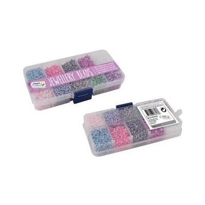 Perličky k navlékání 10x15g PEARLS, mix – Zboží Dáma