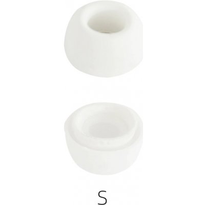 AppleMix Náhradní náušníky / špunty pro Apple AirPods Pro - silikonové - bílé Velikost: S – Zboží Živě