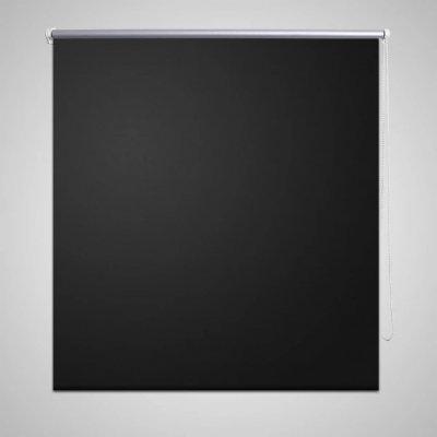 zahrada-XL Zatemňovací látková roleta - 120 x 230 cm - černá