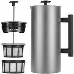 Espro French press kávovar PRESS P6 950 ml, šedá, broušená nerezová ocel – Hledejceny.cz