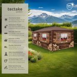 tectake 405958 pavilon almchalet s odnímatelnými bočními díly - 6 m – Hledejceny.cz