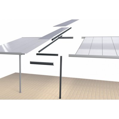 Gutta Terrassendach original prodloužení 1,20 x 3,06 m bílá – Hledejceny.cz