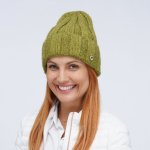 Krumlovanka dámská pletená čepice beanie s lurexem béžová – Zboží Mobilmania
