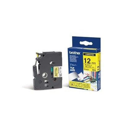 Brother TZe-631 žlutá / černá 12 mm laminovaná TZE631 – Hledejceny.cz