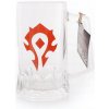 Sklenice ABYstyle Skleněný půllitr World of Warcraft Horda 500 ml